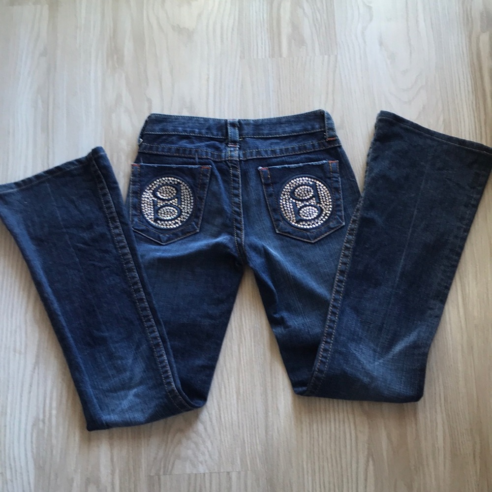 Bebe rhinestone jeans.